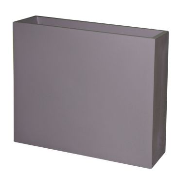 Blumentopf ERVOK aus Kunststoff, grau, 80x25x70cm Blumentopf ERVOK aus Kunststoff, grau, 80x25x70cm