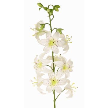 Lilie künstlich LABRICKA, weiß-gelb, 100cm, Ø9cm