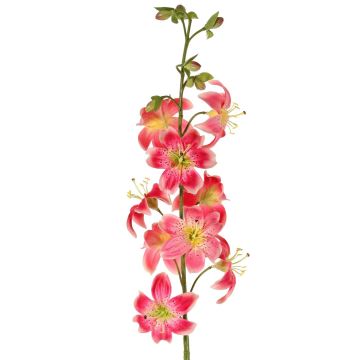 Lilie künstlich LABRICKA, pink-gelb, 100cm, Ø9cm