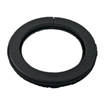 OASIS® Black Ideal Nasssteckmasse Kranz, Biolit Altpapier Schale, schwarz, 6cm, Ø51cm