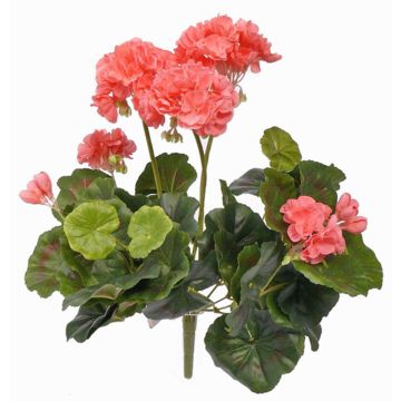Kunstblume Geranie MIA auf Steckstab, rosa, 35cm, Ø6-9cm