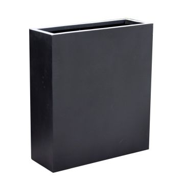 Blumenkasten CHANKY aus Fiberstone, outdoor, schwarz, 100x30x80cm Blumenkasten CHANKY aus Fiberstone, outdoor, schwarz, 100x30x80cm