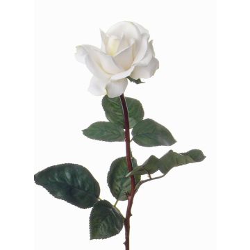 Künstliche Rose AMELIE, weiß, 70cm, Ø9cm Künstliche Rose AMELIE, weiß, 70cm, Ø9cm