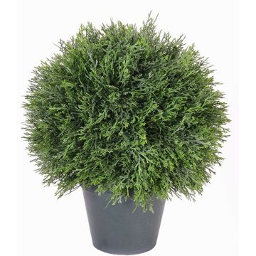 Kugelzypresse künstlich SIMONA, im Übertopf, grün, 40cm, Ø30cm