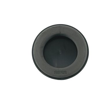OASIS® Black Ideal Nasssteckschaum Pflanzring, Papercompound Schale, schwarz, 4,5cm, Ø30cm