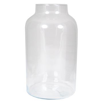 Glas Tisch Vase SIARA, klar, 30cm, Ø16,8cm