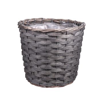 Pflanzkorb AHMANIU, grau, 17cm, Ø20cm