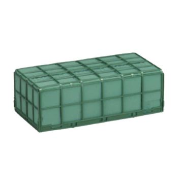 OASIS® Nasssteckschaum Ziegel mit Rundumgitter, grün, 23x11x8cm OASIS® Nasssteckschaum Ziegel mit Rundumgitter, grün, 23x11x8cm