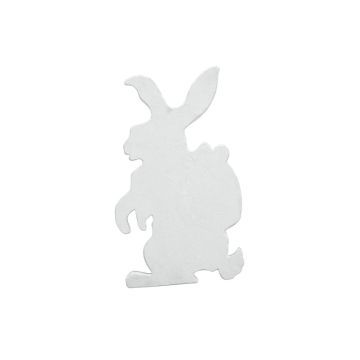 Osterdeko Silhouette Osterhase HOPPEL, weiß, 60cm Osterdeko Silhouette Osterhase HOPPEL, weiß, 60cm