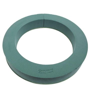 OASIS® Nasssteckschwamm Kranz, Bioline Holzunterlage, grün, Ø44cm OASIS® Nasssteckschwamm Kranz, Bioline Holzunterlage, grün, Ø44cm