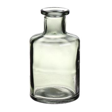 Glas Flasche Vase BARTOLOMEA, hellgrün-klar, 11,8cm, Ø6,8cm Glas Flasche Vase BARTOLOMEA, hellgrün-klar, 11,8cm, Ø6,8cm