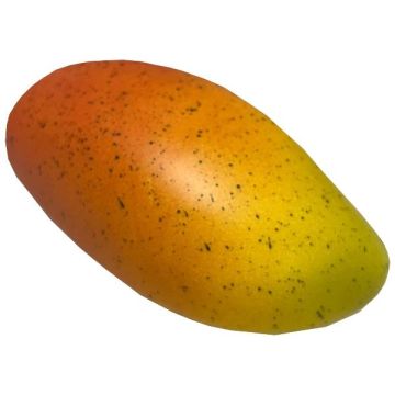 Deko Obst Mango WERTU, orange-gelb-grün, 14,5cm, Ø8cm