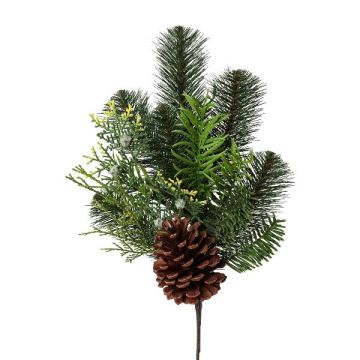 Künstliches Gesteck Tanne Zypresse DRAMON, Zapfen, grün, 45cm Künstliches Gesteck Tanne Zypresse DRAMON, Zapfen, grün, 45cm