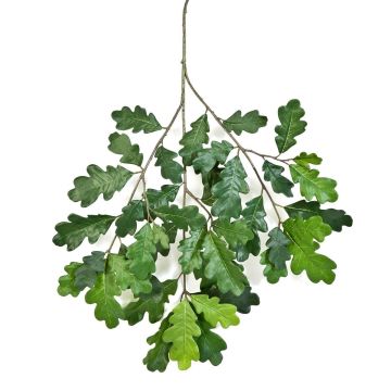 Künstlicher Eichenzweig LENITA, schwer brennbar, 60cm