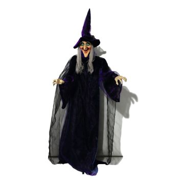 Halloween Dekoration Hexe FERDERRA mit Bewegungs- Soundfunktion, LEDs, 175cm Halloween Dekoration Hexe FERDERRA mit Bewegungs- Soundfunktion, LEDs, 175cm