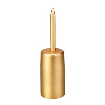 Metall Kerzenstecker LISANDRE für Stabkerzen ca. Ø3,5cm, altgold, 13cm, Ø3,7cm Metall Kerzenstecker LISANDRE für Stabkerzen ca. Ø3,5cm, altgold, 13cm, Ø3,7cm