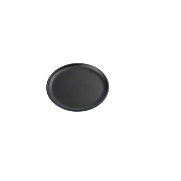 Runder Kerzenuntersetzer EMMELINE aus Metall, schwarz, Ø12cm Runder Kerzenuntersetzer EMMELINE aus Metall, schwarz, Ø12cm