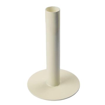 Metall Kerzenständer HILARIUS für Stabkerzen bis 2,5cm, elfenbein, 12cm, Ø10cm Metall Kerzenständer HILARIUS für Stabkerzen bis 2,5cm, elfenbein, 12cm, Ø10cm