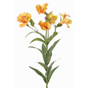 Dekozweig Inkalilie AUBERTA, orange-gelb, 75cm, Ø6cm