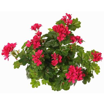 Kunstblume Geranie MIA auf Steckstab, pink, 40cm, Ø5-8cm