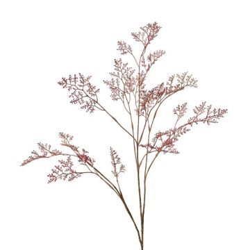 Unechter Asparagus plumosus Zweig RABETA, braun-rosa, 100cm