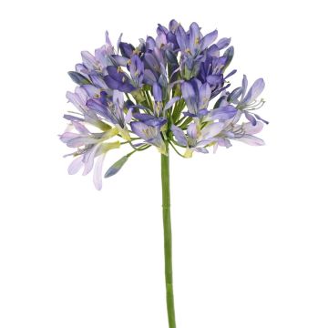 Künstliche Agapanthus Blume KAFENA, blau-lila, 90cm, Ø20cm