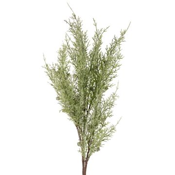 Künstlicher Wacholder Zweig ALEKO mit Beeren, grau-grün, 85cm