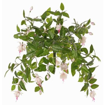 Künstliche Fuchsie KROUSIA, Steckstab, weiß-pink, 30cm, Ø5cm