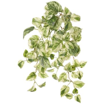 Kunstpflanze Efeututen Hänger SITIA, Steckstab, grün-weiß, 50cm