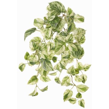 Kunstpflanze Efeututen Hänger SITIA, Steckstab, grün-weiß, 50cm