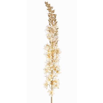 Samt Steppenkerze künstlich UCHANA, creme-gold, 110cm, Ø7cm Samt Steppenkerze künstlich UCHANA, creme-gold, 110cm, Ø7cm