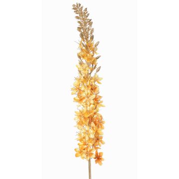 Samt Steppenkerze künstlich UCHANA, gelb-gold, 110cm, Ø7cm Samt Steppenkerze künstlich UCHANA, gelb-gold, 110cm, Ø7cm