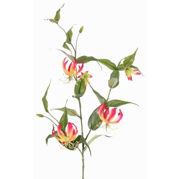 Künstliche Ruhmeskrone KINTARO, pink-gelb, 120cm