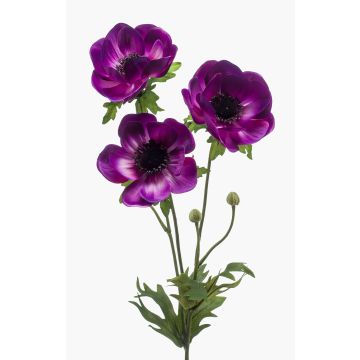 Künstliche Anemone SUGOL, violett, 75cm