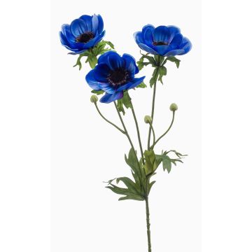 Künstliche Anemone SUGOL, blau, 75cm