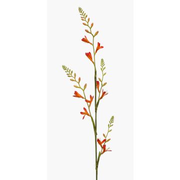 Kunstblume Montbretie KATHERYN, orange-rot, 90cm