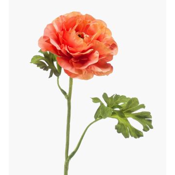 Kunstblume Ranunkel KRISTY, lachs-orange, 60cm, Ø10cm
