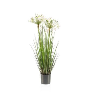Kunstgras Agapanthus BIBIANKA, weiß, 80cm