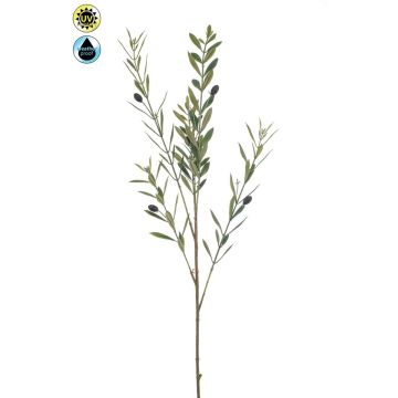 Künstlicher Olivenzweig BAKSON mit Früchten, crossdoor, 90cm