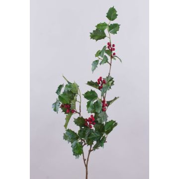 Kunstpflanze Ilexzweig YUKARI mit Beeren, grün, 100cm