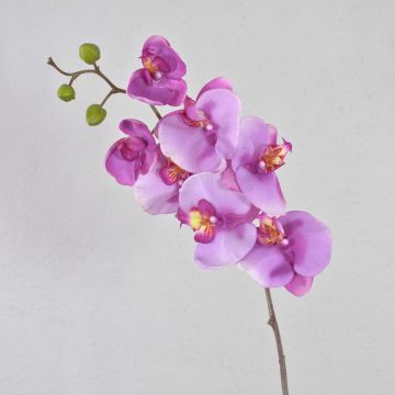 Deko Phalaenopsis Orchidee künstlich RICKY, violett, 95cm, Ø7-11cm
