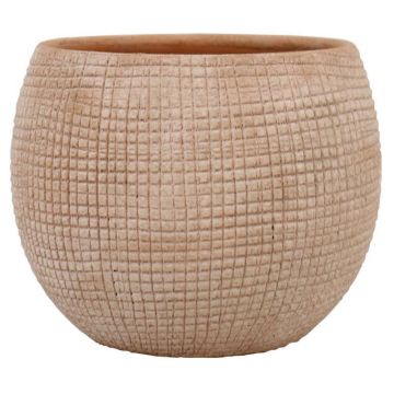 Keramik Übertopf, terracotta, 12,8cm, Ø16cm Keramik Übertopf, terracotta, 12,8cm, Ø16cm