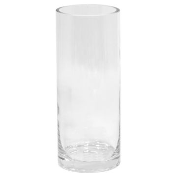 Zylindervase Glas SANSA OCEAN, klar, 20cm, Ø8cm