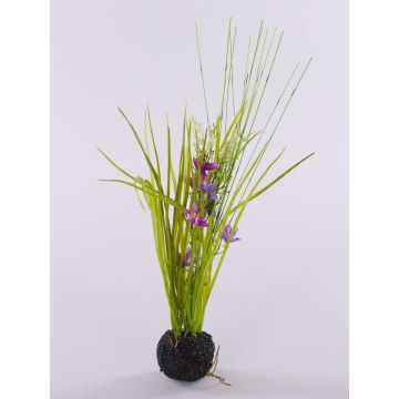 Kunstgras Milchstern MANFREDO, Erdball, lila-pink, 40cm