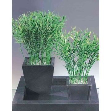 Kunstpflanze Bambus YASO im Metalltopf, 26cm