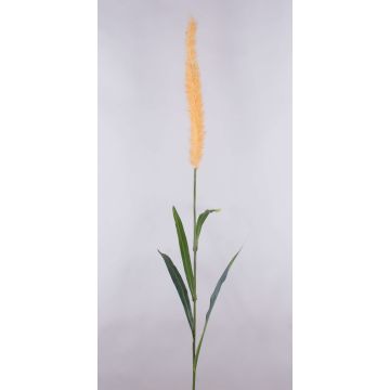 Lampenputzergras Zweig künstlich LEBRERO mit Rispen, gelb, 175cm