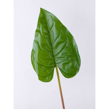 Flamingoblume künstliches Blatt NORMAN, grün, 110cm