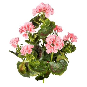 Deko Blume Geranie DOLKREN, Steckstab, crossdoor, rosa, 40cm