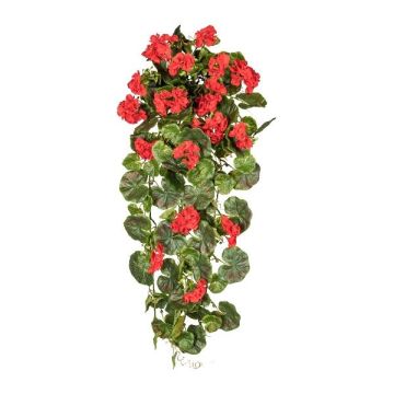 Deko Blume Geranien Hänger DOLKREN, Steckstab, crossdoor, rot, 80cm