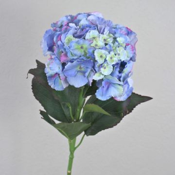 Künstliche Hortensie ANGELINA, blau-violett, 70cm, Ø23cm